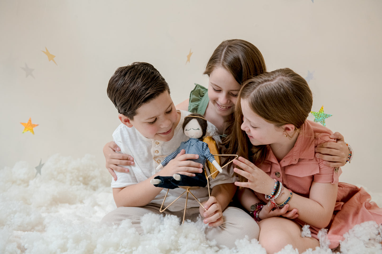 Ángel en memoria de un ser querido y cuento "Mi estrella favorita"